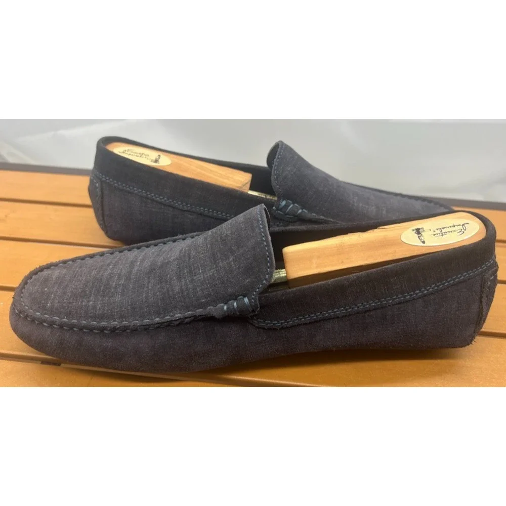 To Boot New York Adam Derrick Lewis Driving Loafers Shoes Italy Sz 7.5